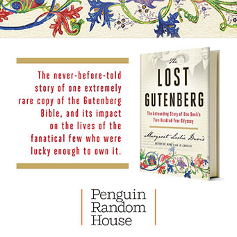 The Lost Gutenberg by Margaret Leslie Davis, Penguin Random House