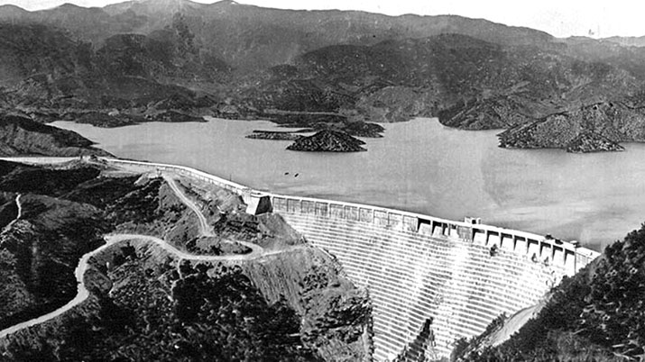 View of the St. Francis Dam